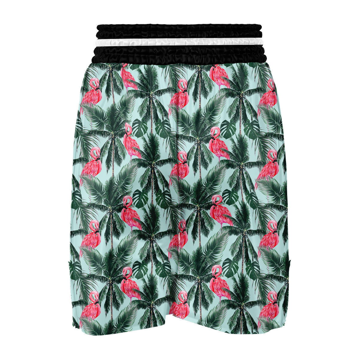 Hawaiian Flamingo Boxing Shorts-grizzshop