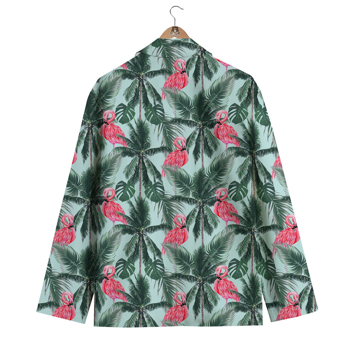 Hawaiian Flamingo Men's Blazer-grizzshop