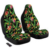 Hawaiian Flower And Tropical Leaf Print Pattern Car Seat Covers-grizzshop