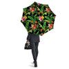 Hawaiian Flower And Tropical Leaf Print Pattern Umbrella-grizzshop