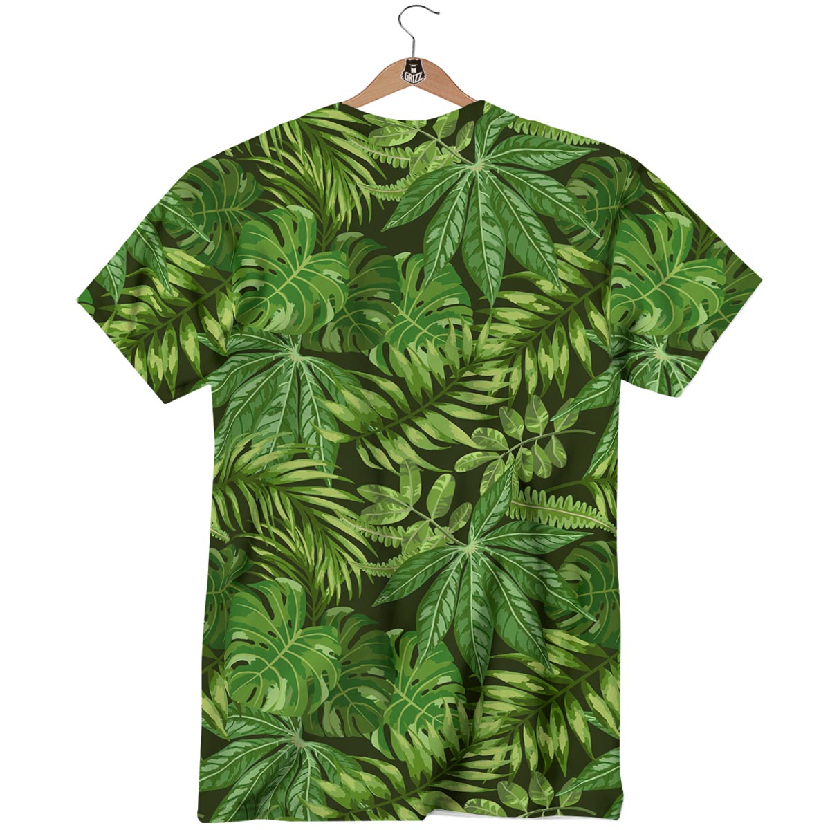 Hawaiian Summer Leaves Print Pattern T-Shirt-grizzshop
