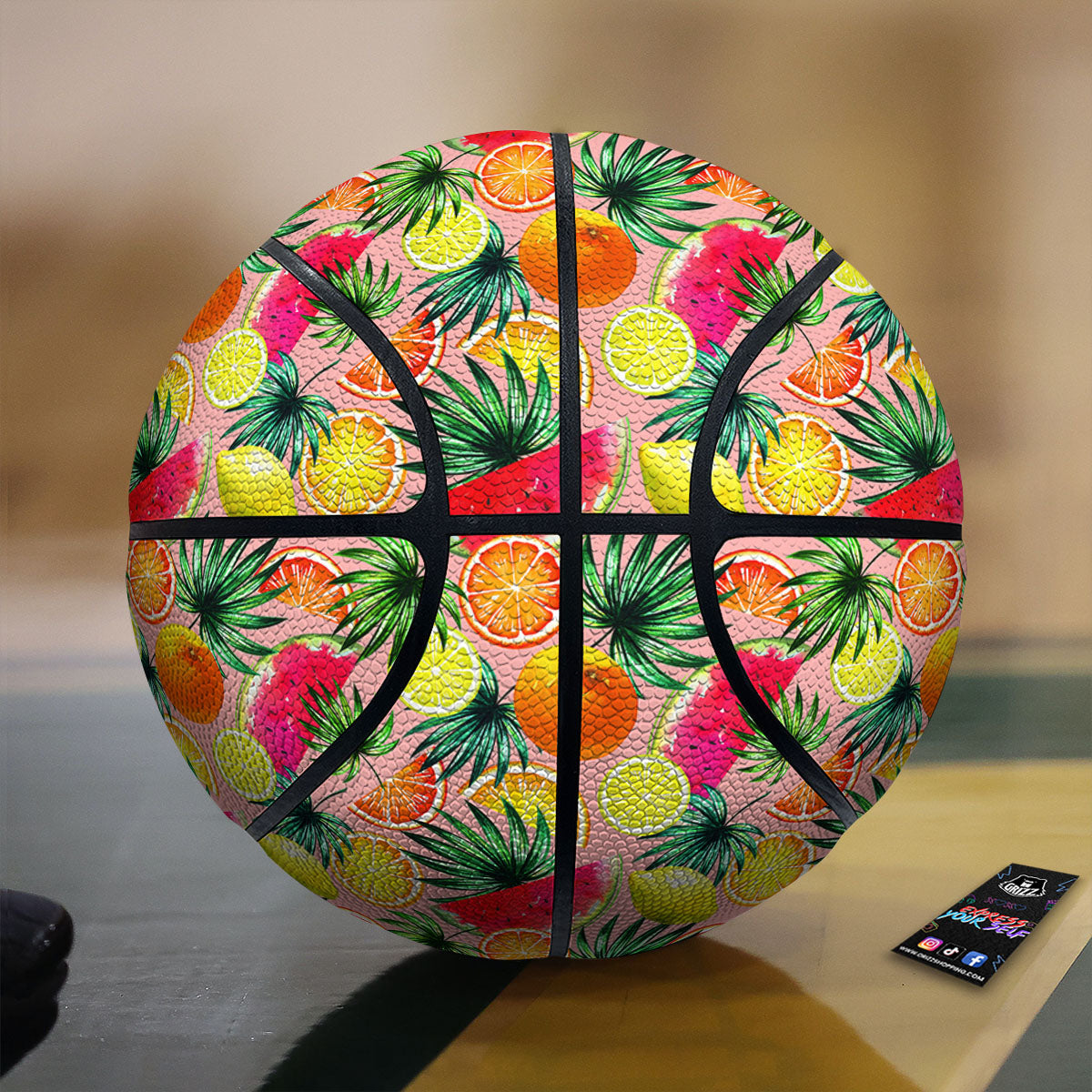Hat Wizard Print Pattern Basketball