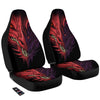 Head Red Dragon Print Car Seat Covers-grizzshop