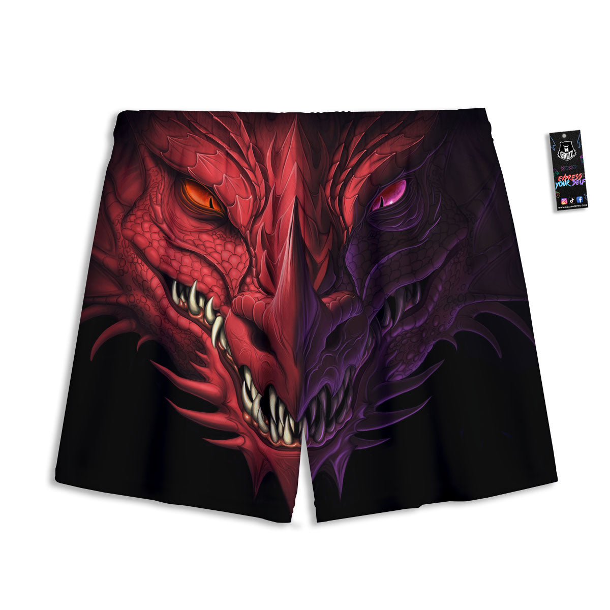 Jaguar Galaxy Print Mesh Shorts