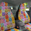 Headphones Pastel Print Pattern Car Seat Covers-grizzshop