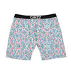 Heart And Flower Valentine's Day Print Pattern Boxer Briefs-grizzshop