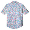 Heart And Flower Valentine's Day Print Pattern Button Up Shirt-grizzshop