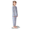 Heart And Flower Valentine's Day Print Pattern Kid's Pajamas-grizzshop