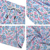 Heart And Flower Valentine's Day Print Pattern Men's Running Shorts-grizzshop