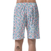 Heart And Flower Valentine's Day Print Pattern Men's Shorts-grizzshop