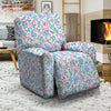 Heart And Flower Valentine's Day Print Pattern Recliner Slipcover-grizzshop