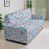 Heart And Flower Valentine's Day Print Pattern Sofa Cover-grizzshop