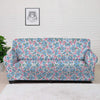 Heart And Flower Valentine's Day Print Pattern Sofa Cover-grizzshop