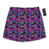 Heart Graffiti Print Pattern Men's Running Shorts-grizzshop