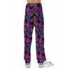 Heart Graffiti Print Pattern Pajama Pants-grizzshop