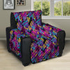 Heart Graffiti Print Pattern Recliner Protector-grizzshop