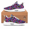 Heart Graffiti Print Pattern Tennis Shoes-grizzshop