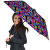 Heart Graffiti Print Pattern Umbrella-grizzshop