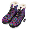 Heart Graffiti Print Pattern Winter Boots-grizzshop