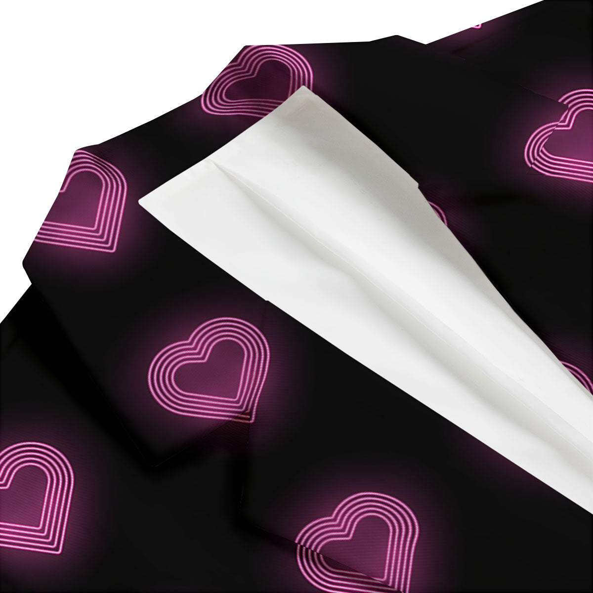 Heart Lights Print Pattern Men's Blazer-grizzshop
