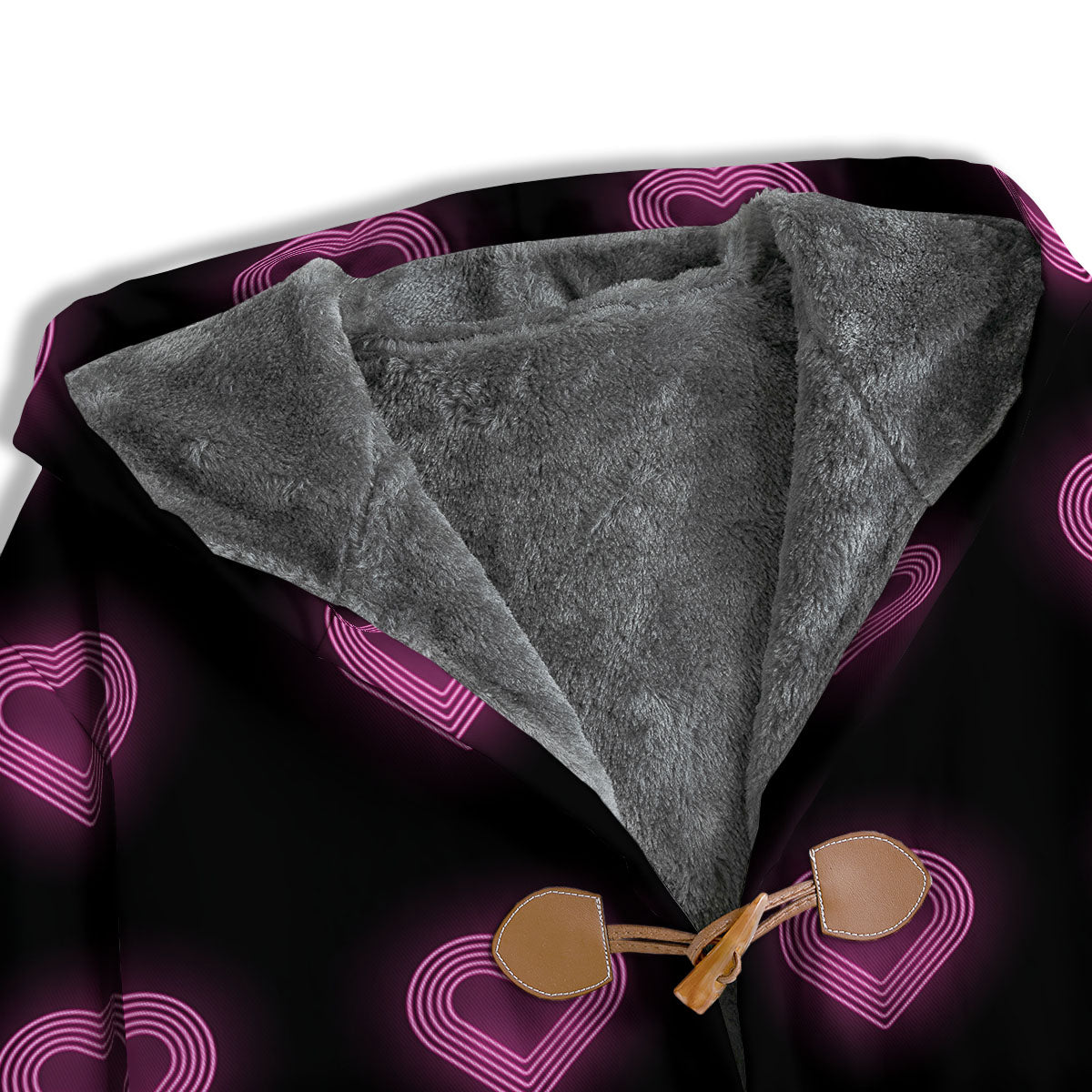 Heart Lights Print Pattern Men's Windbreaker Jacket-grizzshop