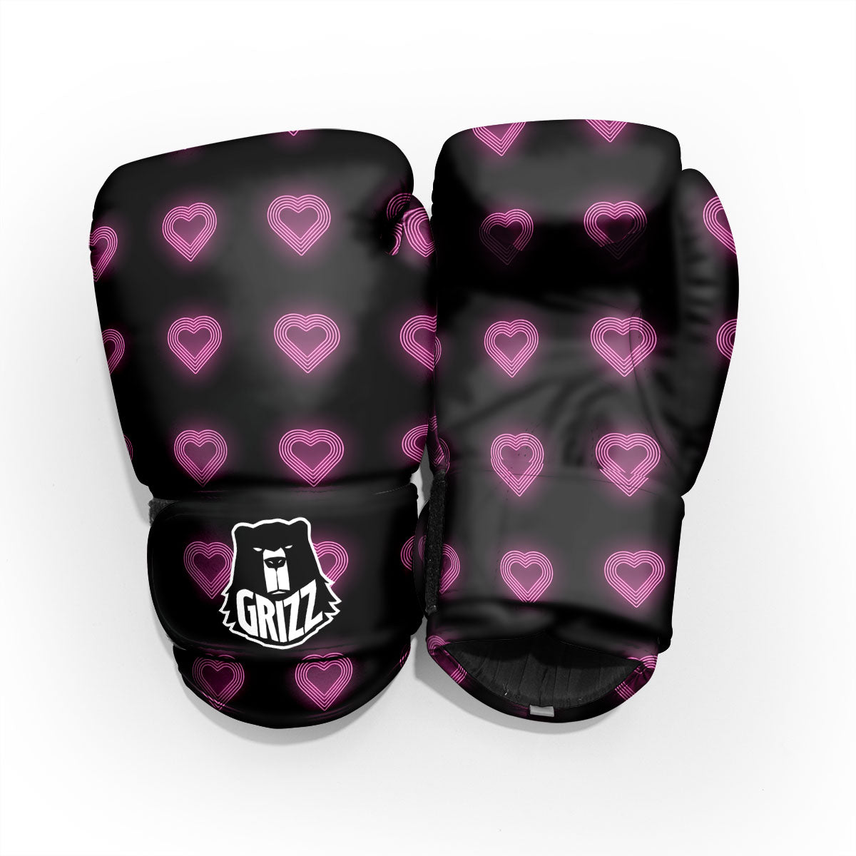 Heart Lights Print Pattern Pro Boxing Glove