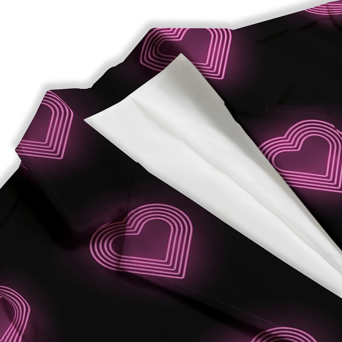 Heart Lights Print Pattern Women's Blazer-grizzshop