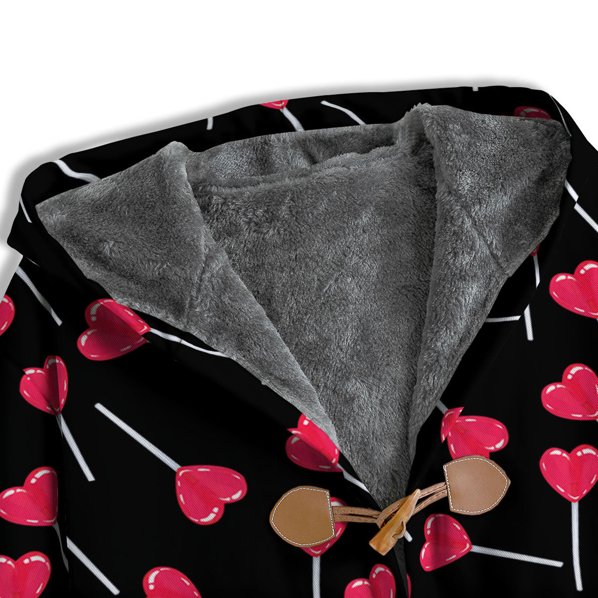 Heart Pink Lollipop Print Pattern Men's Windbreaker Jacket-grizzshop