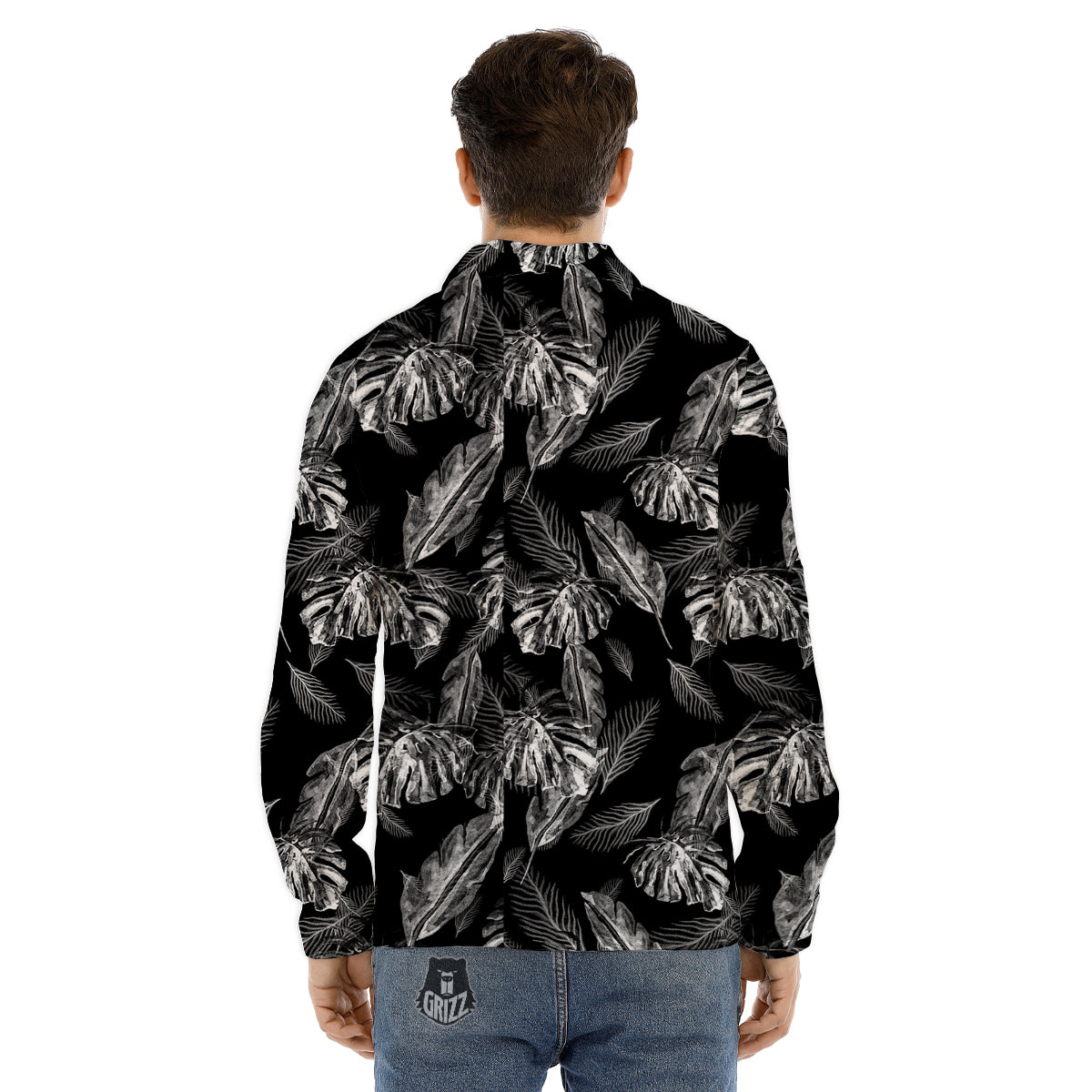 Heart Psychedelic Peace Sign Print Pattern Men's Dress Shirts-grizzshop