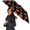 Heart Sacred Print Pattern Umbrella-grizzshop