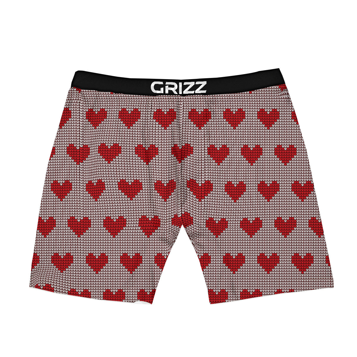 Heart Valentine's Day Print Pattern Boxer Briefs-grizzshop