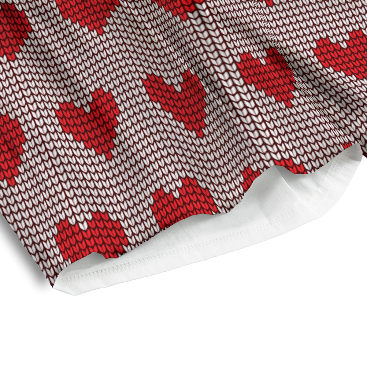 Heart Valentine's Day Print Pattern Men's Athletic Shorts