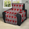 Heart Valentine's Day Print Pattern Recliner Protector-grizzshop