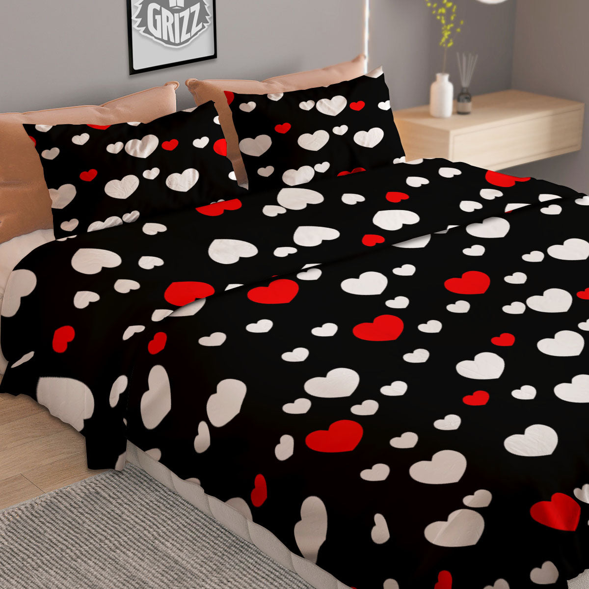 Hawaiian Fruits And Palm Tropical Print Pattern Duvet Cover Bedding Set