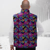 Heart Graffiti Print Pattern Down Vest