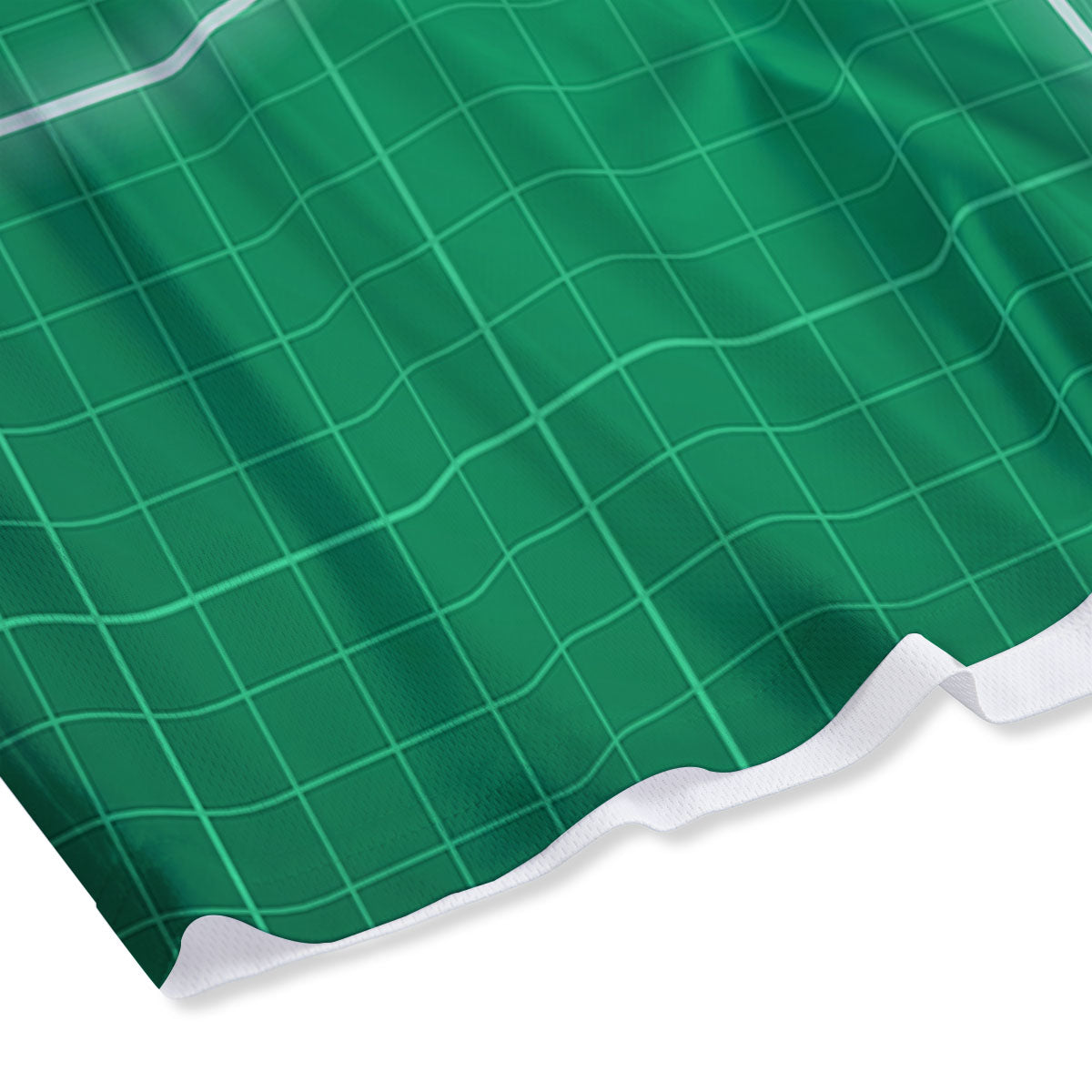Heartbeat Green Print Mesh Shorts