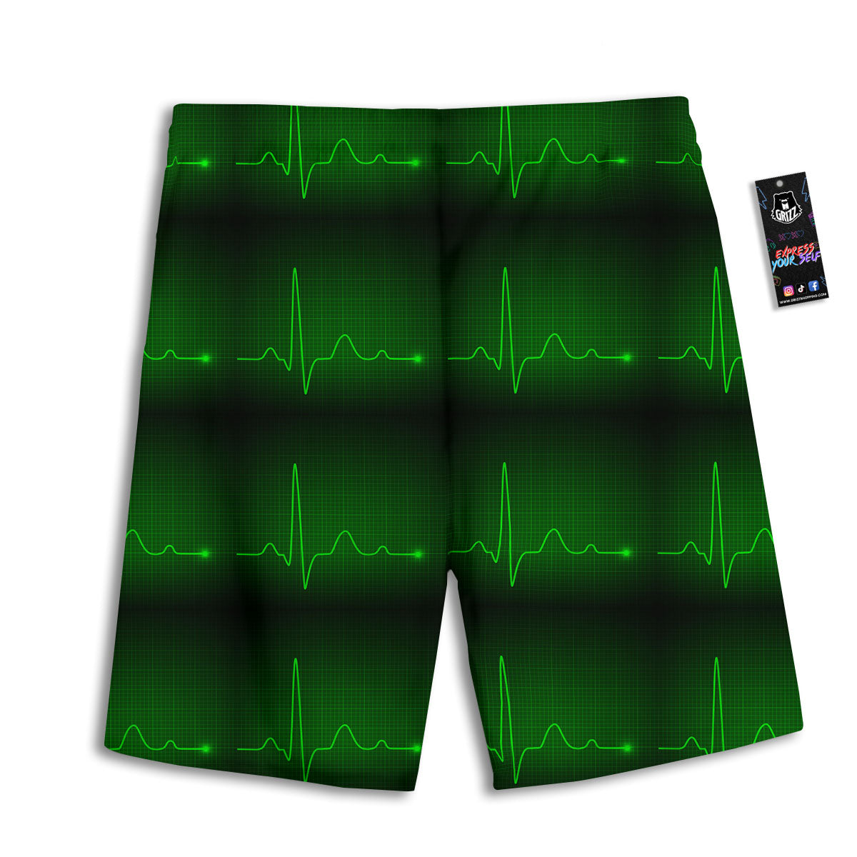 Joker Lion Print Men's Athletic Shorts