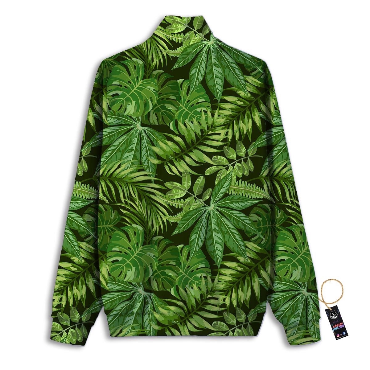 Heartbeat Pink Print Pattern Track Jacket-grizzshop