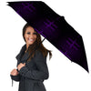 Heartbeat Purple Print Pattern Umbrella-grizzshop