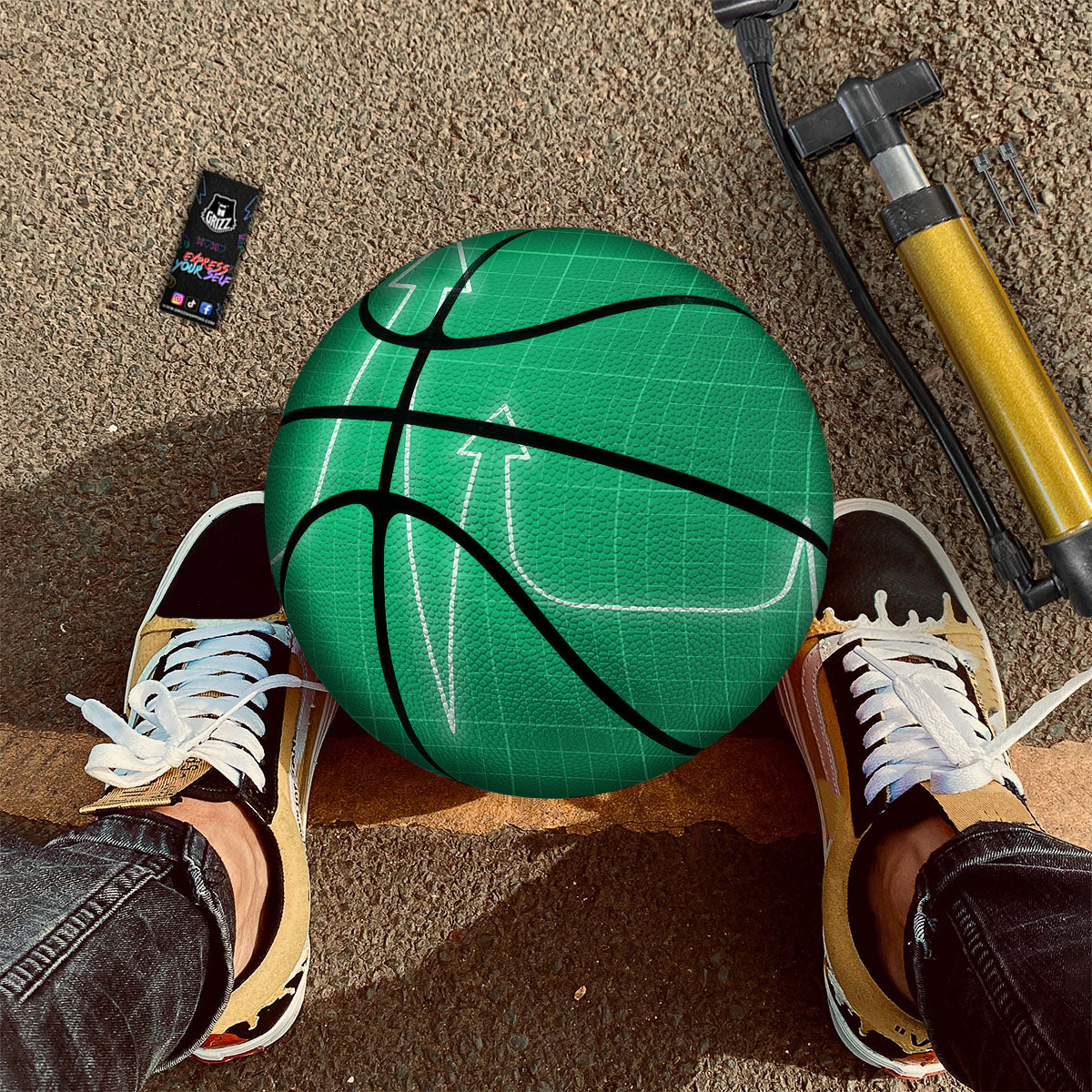 Joker Lion Print Basketball