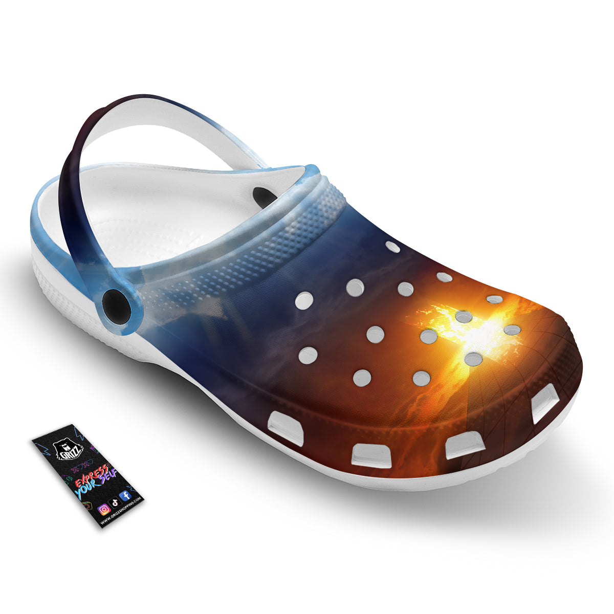 Heaven And Hell Print Clog-grizzshop