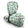 Helicopter On Green Sky Print Pattern Boxing Gloves-grizzshop