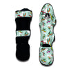 Helicopter On Green Sky Print Pattern Muay Thai Shin Guards-grizzshop