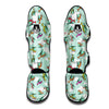 Helicopter On Green Sky Print Pattern Muay Thai Shin Guards-grizzshop