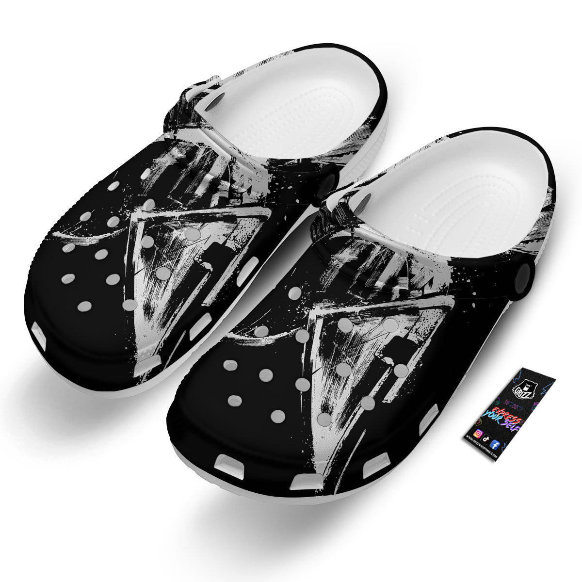 Helmet Ancient Spartan Print Clog-grizzshop