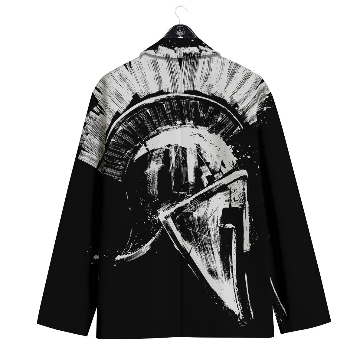 Helmet Ancient Spartan Print Men's Sport Coat-grizzshop