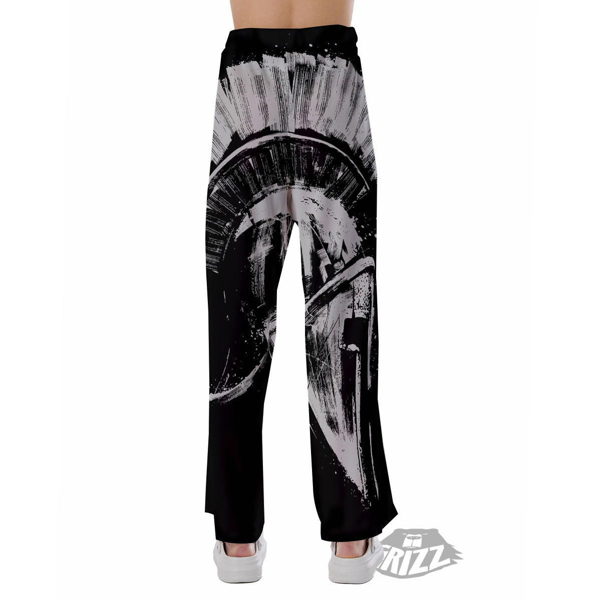Helmet Ancient Spartan Print Pajama Pants-grizzshop