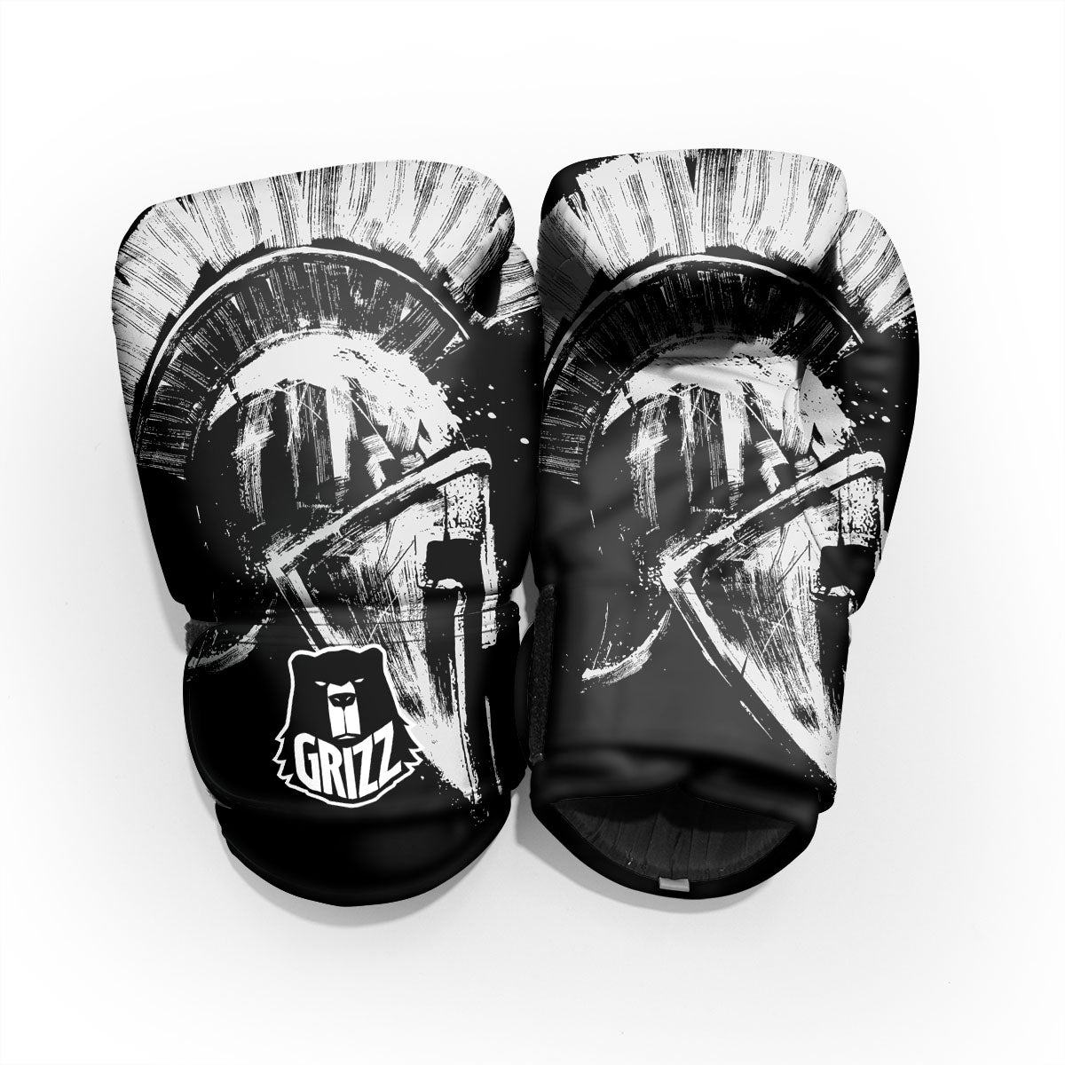 Helmet Ancient Spartan Print Pro Boxing Glove