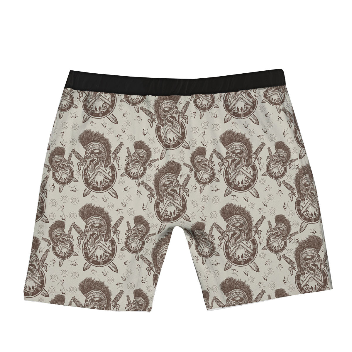 Helmet Spartan Warrior Print Pattern Boxer Briefs-grizzshop