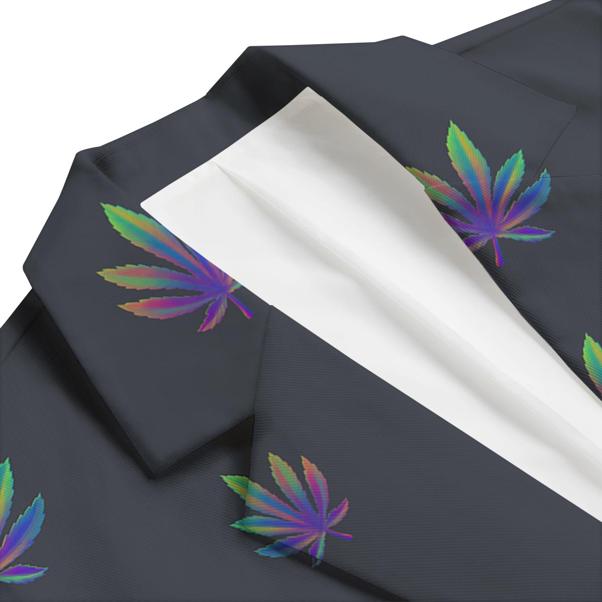 Hemp Leaves Reggae Trippy Print Pattern Men's Blazer-grizzshop